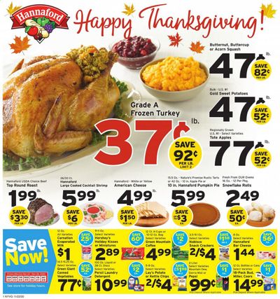Hannaford (NY) Weekly Ad Flyer November 22 to November 28