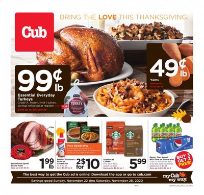 Cub Foods Weekly Ad Flyer November 22 to November 28