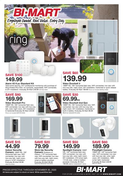 Bi-Mart Weekly Ad Flyer November 20 to November 30