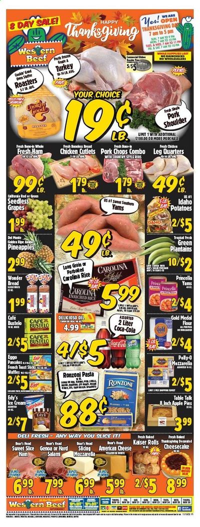 Western Beef Weekly Ad Flyer November 19 to November 26
