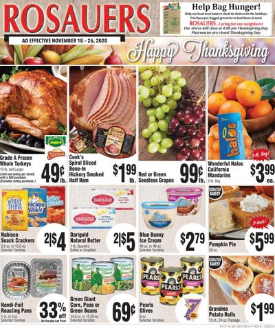 Rosauers Weekly Ad Flyer November 18 to November 26