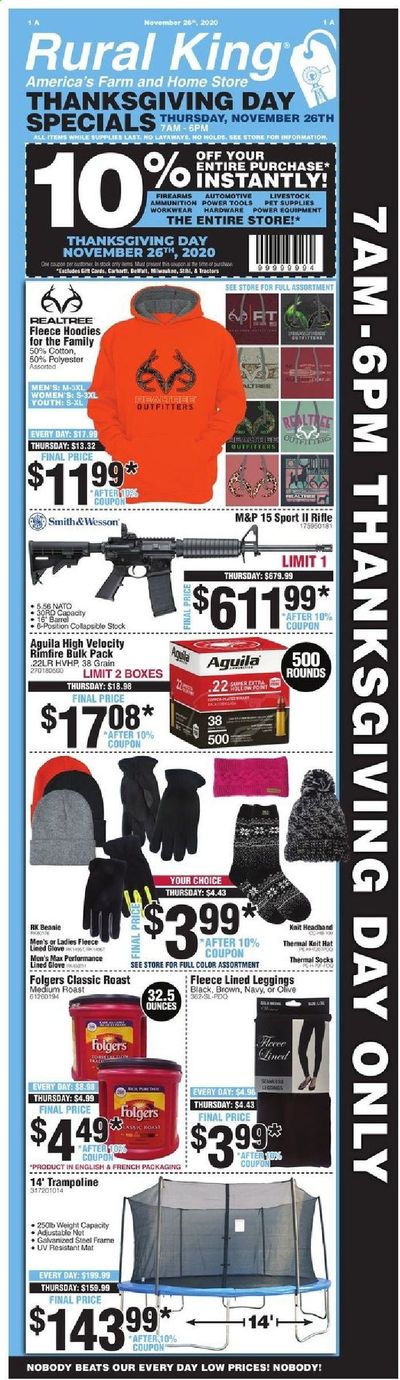 Rural King Weekly Ad Flyer November 26 to November 27