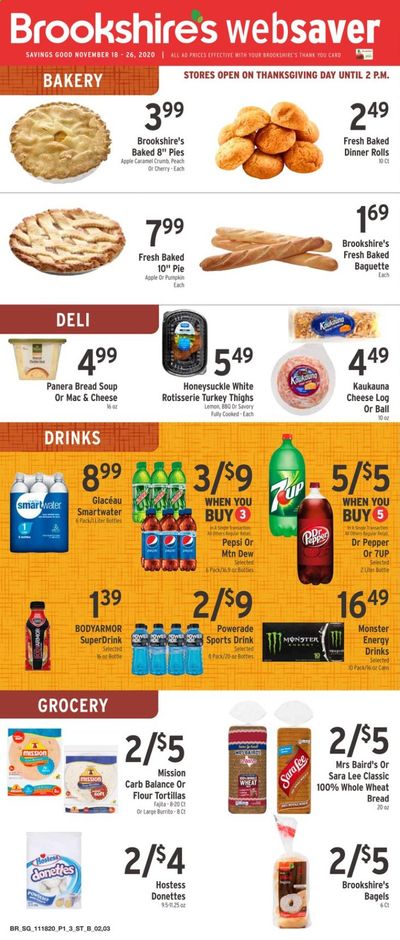 Brookshires Weekly Ad Flyer November 18 to November 26