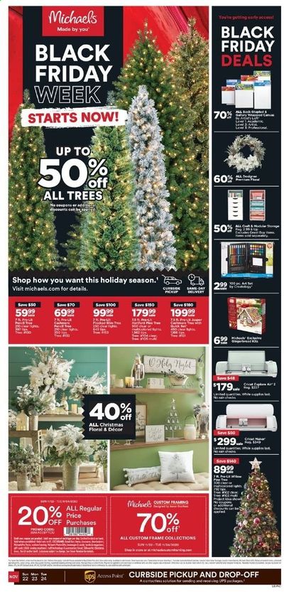 Michaels Weekly Ad Flyer November 22 to November 24