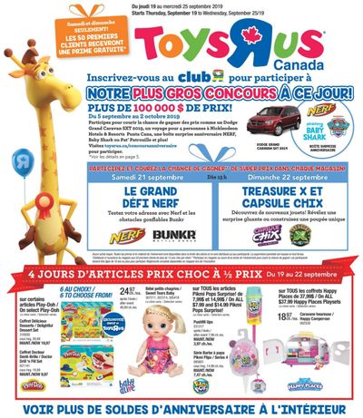 Toys R Us (QC) Flyer September 19 to 25
