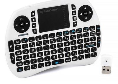 Mini 2.4GHz Portable Wireless Multimedia Keyboard with Multi-Touch Touchpad Mouse For $9.99 At Primecables Canada