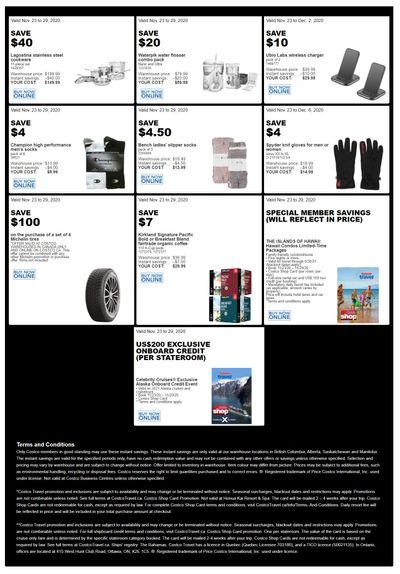 Costco (BC, AB, SK and MB) Weekly Savings November 23 to 29