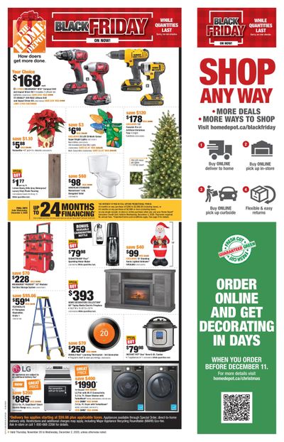 Home Depot (Atlantic) Black Friday Flyer November 26 to December 2, 2020