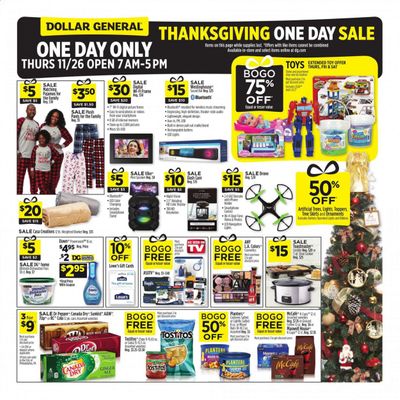 Dollar General Weekly Ad Flyer November 22 to November 28