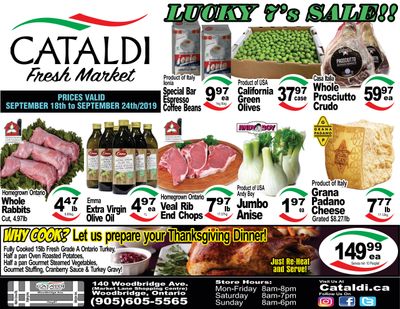 Cataldi Fresh Market Flyer September 18 to 24