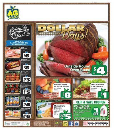 AG Foods Flyer September 1 to 7