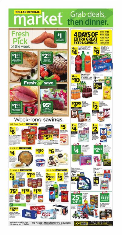 Dollar General (MS) Weekly Ad Flyer November 22 to November 28