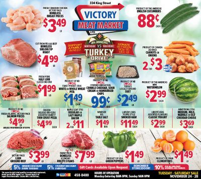 Victory Meat Market Flyer November 24 to 28