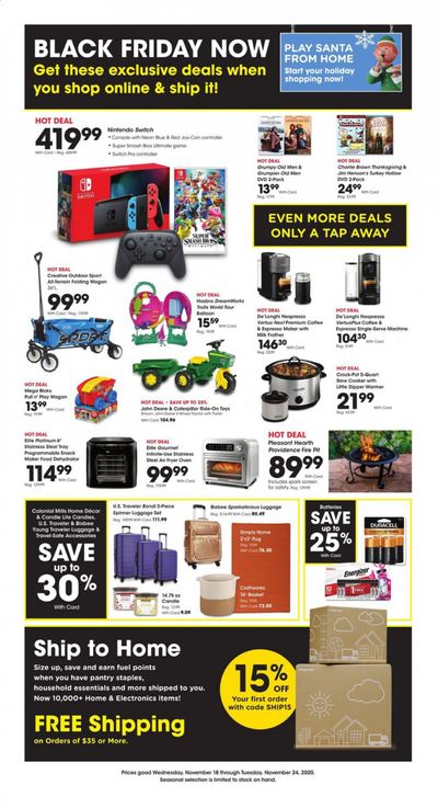 Baker's Weekly Ad Flyer November 18 to November 24