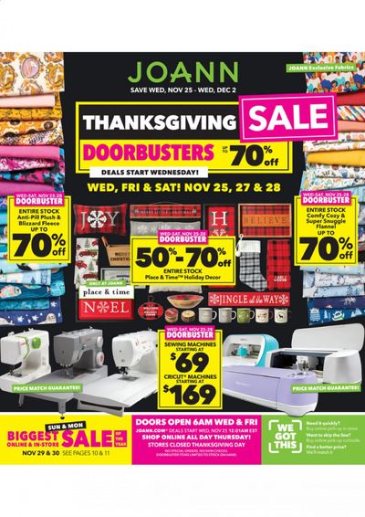 JOANN Weekly Ad Flyer November 25 to December 2