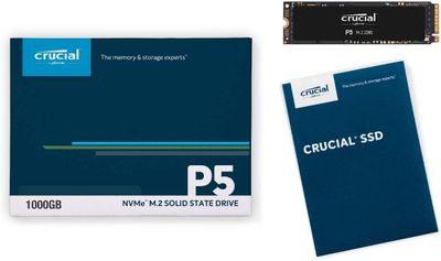 Crucial P5 1TB 3D NAND NVMe Internal SSD On Sale for $ 156.99 (Save $ 39.00) at Amazon Canada