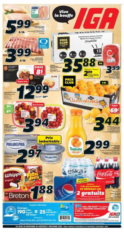 IGA (QC) Flyer November 26 to December 2