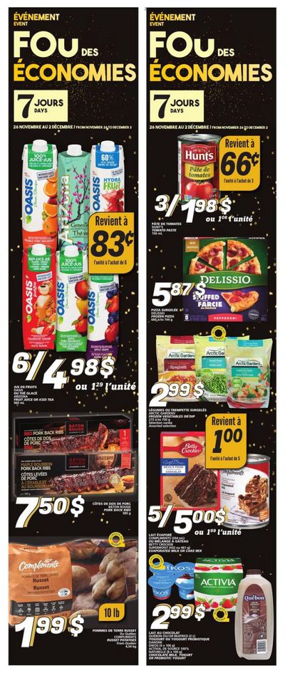 Coop IGA Flyer November 26 to December 2