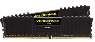 Corsair Vengeance LPX 16GB (2x8GB) DDR4 DRAM 3200MHz C16 Desktop Memory Kit - Black (CMK16GX4M2B3200C16) For $89.99 At Amazon Canada