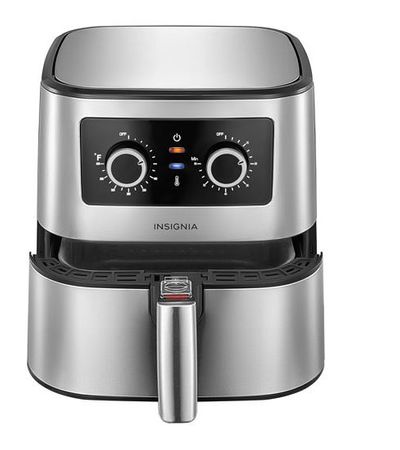 Insignia Air Fryer - 4.8L/5.1QT - Stainless Steel For $69.99 At Best Buy Canada