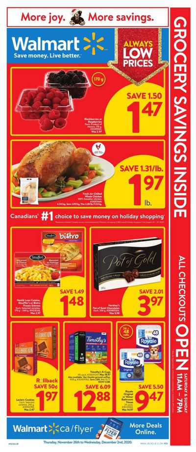 Walmart (ON) Flyer November 26  to December 2