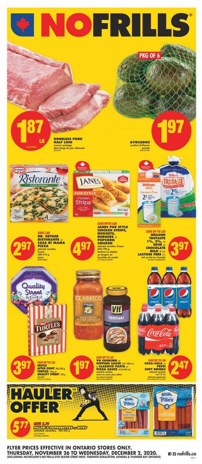 No Frills (ON) Flyer November 26  to December 2