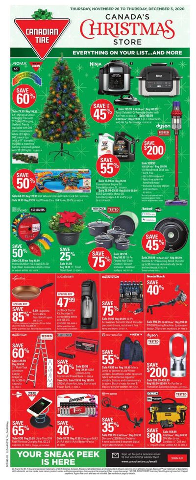 Canadian Tire (ON) Flyer November 26  to December 3