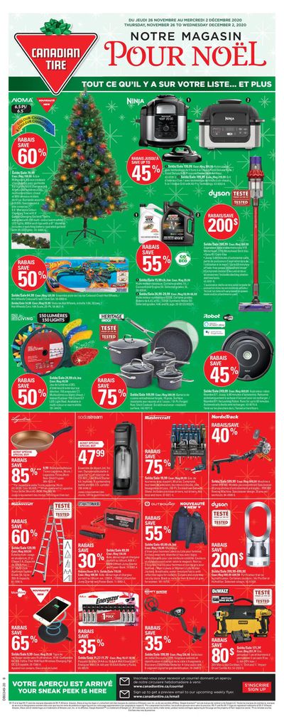 Canadian Tire (QC) Flyer November 26  to December 2