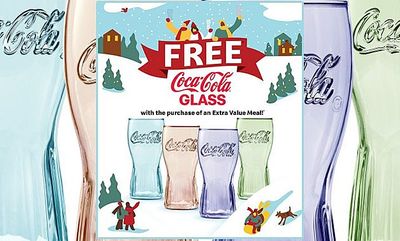 Limited-Edition 2020 Coca-Cola Glasses at McDonald's Canada