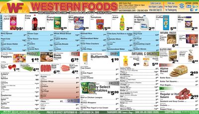 Western Foods Flyer September 18 to 24
