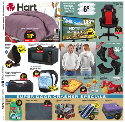 Hart Stores Flyer September 18 to October 1