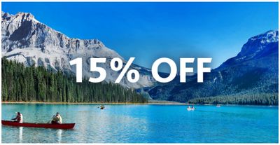 Air Canada Sale: Save 15% on all Base Fares on Flights Within Canada, to the U.S. and sun Destinations