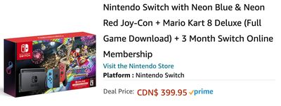 Amazon Canada Pre Black Friday Deals: Get Nintendo Switch for $399.95 + 40% on Gaming Headset + 31% on KitchenAid Dual Convection Toaster Oven + More HOT Offers