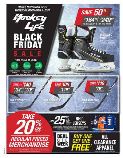 Pro Hockey Life Black Friday Flyer November 27 to December 3, 2020