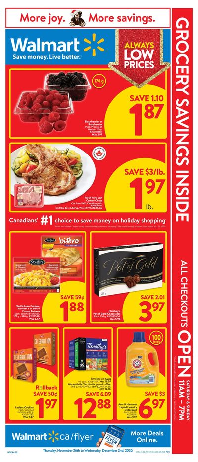 Walmart (West) Flyer November 26  to December 2