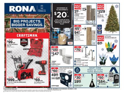 Rona (Atlantic) Flyer November 26  to December 2