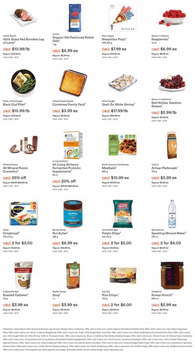 Whole Foods Market (West) Flyer November 25  to December 1