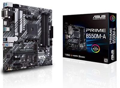 ASUS Prime B550M-A/CSM AMD AM4 (3rd Gen Ryzen™) microATX commercial motherboard (PCIe 4.0, ECC memory, 1Gb LAN, HDMI 2.1/D-Sub, 4K@60HZ, TPM, ASUS Control Center Express) For $139.99 At Amazon Canada