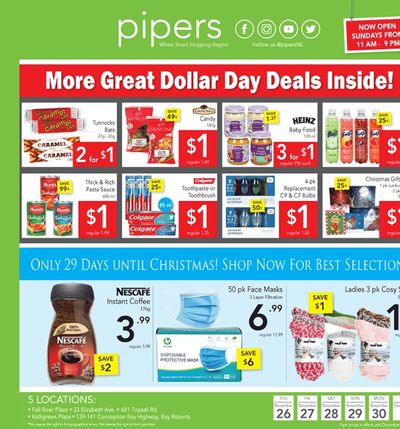 Pipers Superstore Flyer November 26 to December 2