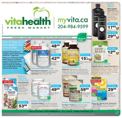 Vita Health Fresh Market Flyer September 6 to 22