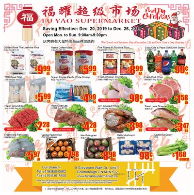Fu Yao Supermarket Flyer December 20 to 26