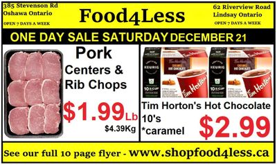 Food 4 Less Flyer December 20 to 26