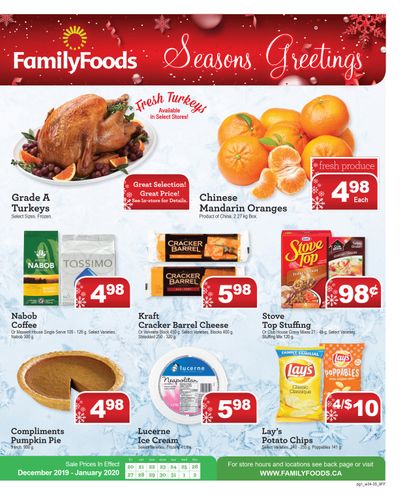 Family Foods Flyer December 20 to January 2