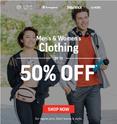 Sport Chek Canada Offers: Save up to 60% off + FREE Shipping
