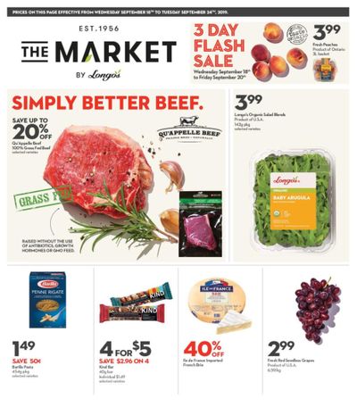 The Market by Longo's Flyer September 18 to 24