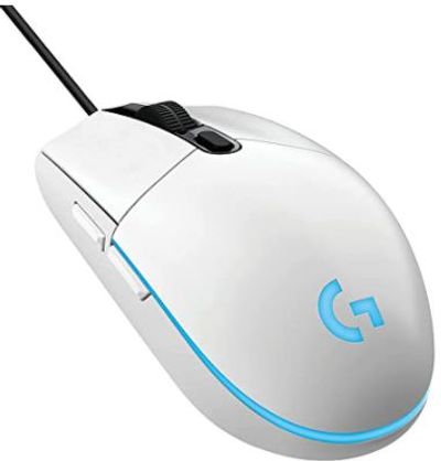 Logitech G203 LIGHTSYNC Wired Gaming Mouse - White For $19.99 At Amazon Canada