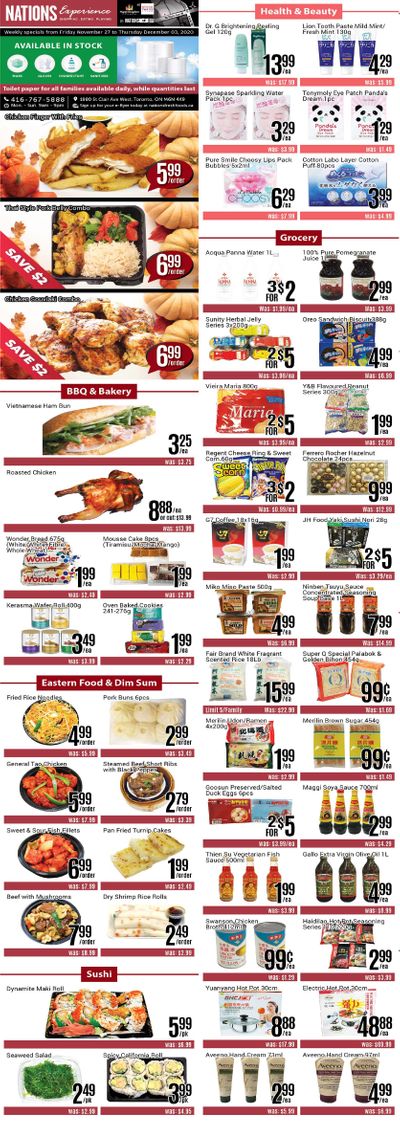 Nations Fresh Foods (Toronto) Flyer November 27 to December 3