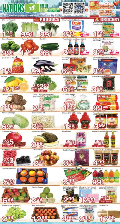 Nations Fresh Foods (Hamilton) Flyer November 27 to December 3