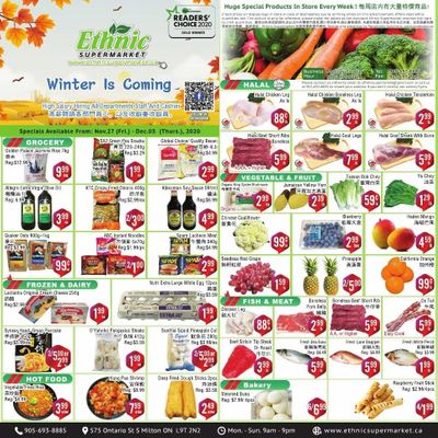 Ethnic Supermarket Flyer November 27 to December 3