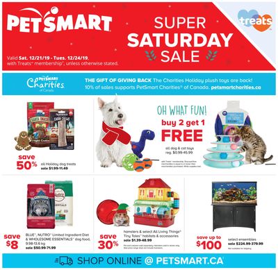 PetSmart Super Saturday Sale Flyer December 21 to 24